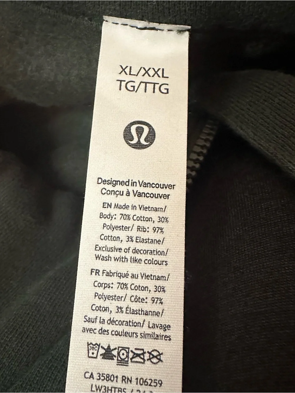 Lululemon Scuba Oversized Funnel-Neck Half Zip *Long XL